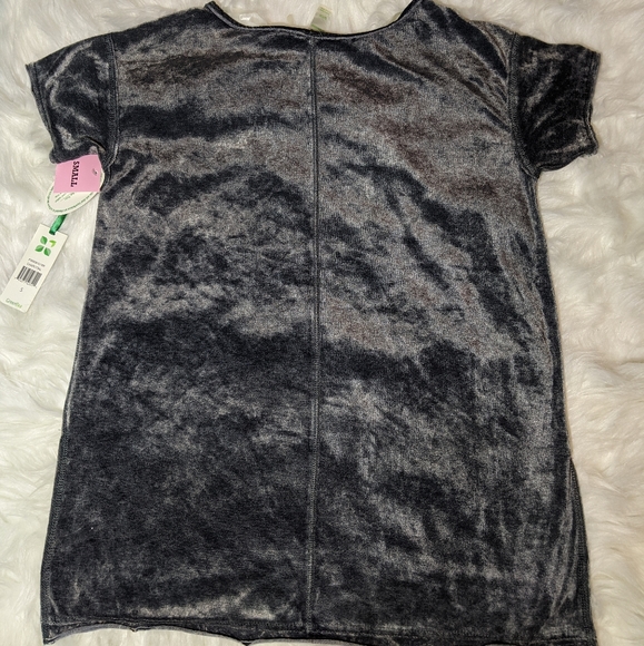 NWT Velvet T-Shirt Charcoal S - Picture 6 of 8